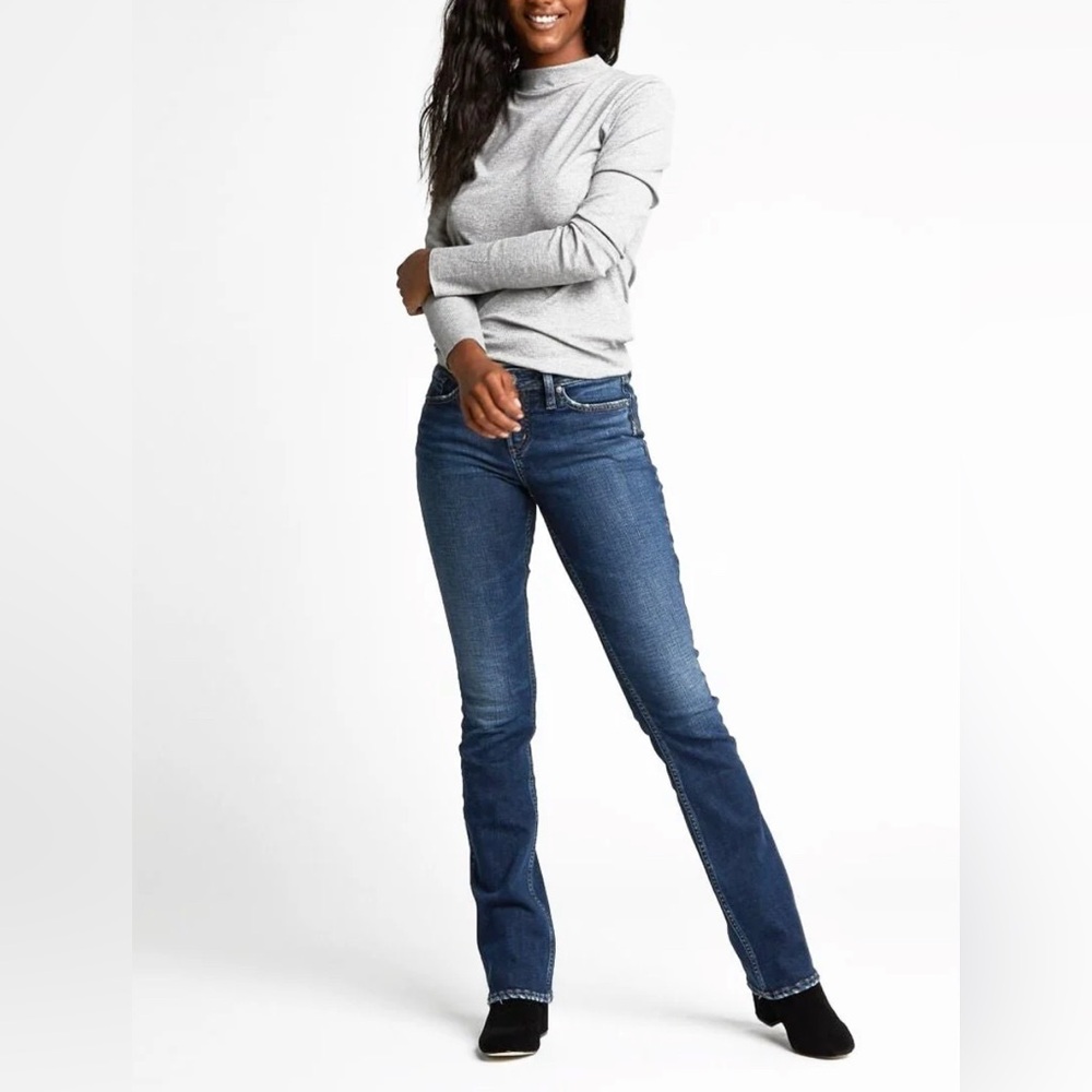 Silver Aiko bootcut jeans